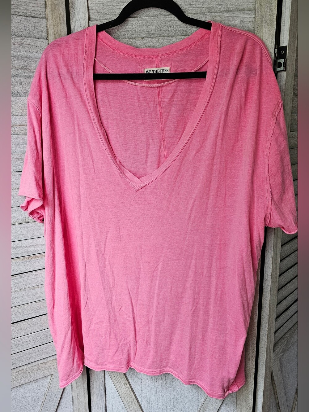 We The Free by Free People Oversized V-Neck Tee